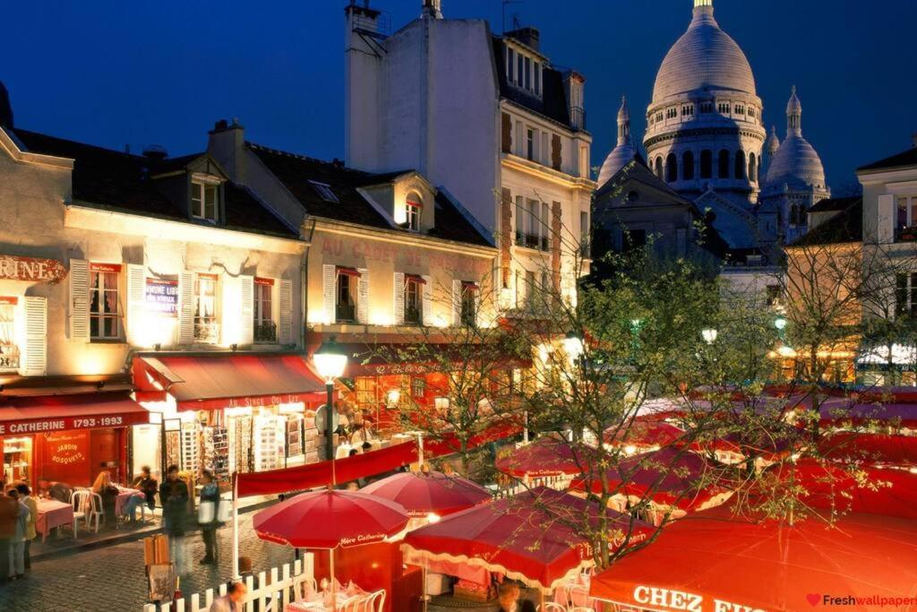 Sacre Petit Studio In The Coeur Of Montmartre París Exterior foto